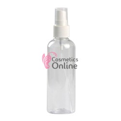 Recipient din plastic cu pulverizator 100ml R011 pentru solutii lichide